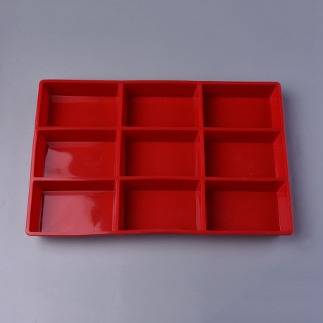 Molde Silicone 9 Rectangulos de tamaño 88x53mm
