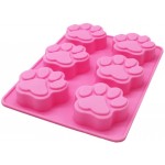 Molde Silicone de huellas de perro