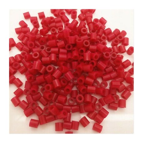 Paquete de mini abalorios de calor 3x2.6 mm Rojo
