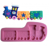 Molde Silicone con Tren infantil