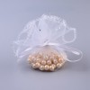 Bolsas de organza blancas con chispas