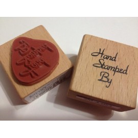 Sello de Madera "Hand stamped by"
