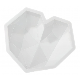 Molde de silicone de Corazon en forma de diamante gigante