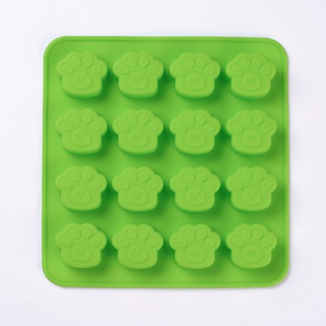 Molde Silicone de 16 huellas de mascota