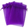 Bolsas de organza moradas