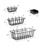 Paquete de canastas para tablero de clavijas.