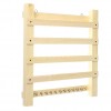 Exhibidor de pared de madera para Joyería.