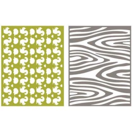 Folder Embosador Woodland, tamaño 4x6"