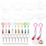 Paquete de 40 set para llaveros con figuras acrilicas