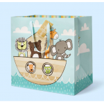 Bolsa de regalo de Noe, con detalles con escarcha.