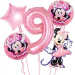 Paquete de globos de Minnie Mouse de 9 años
