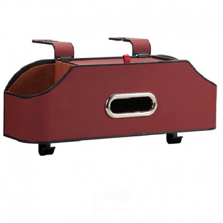 Organizador para carro color rojo