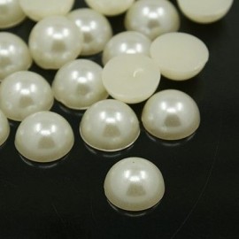 Medias perlas en color Perla de 5 mm