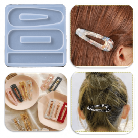 Molde de silicone de Prensas para cabello.