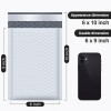 Paquete de 25 Bolsas de burbujas blancas, 81/2x12 pulgadas