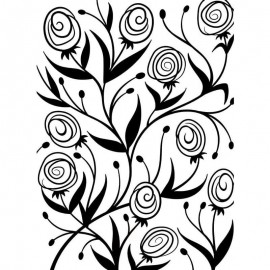 Folder Embosador de flores, Darice