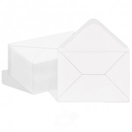Paquete de 24 sobres blanco hueso, 5x7”