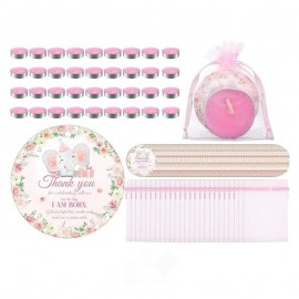Paquete de 40 sets de vela para recuerdos o souvenir