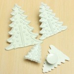 Cortador de pasta con texturizador con forma de Arbol de Navidad